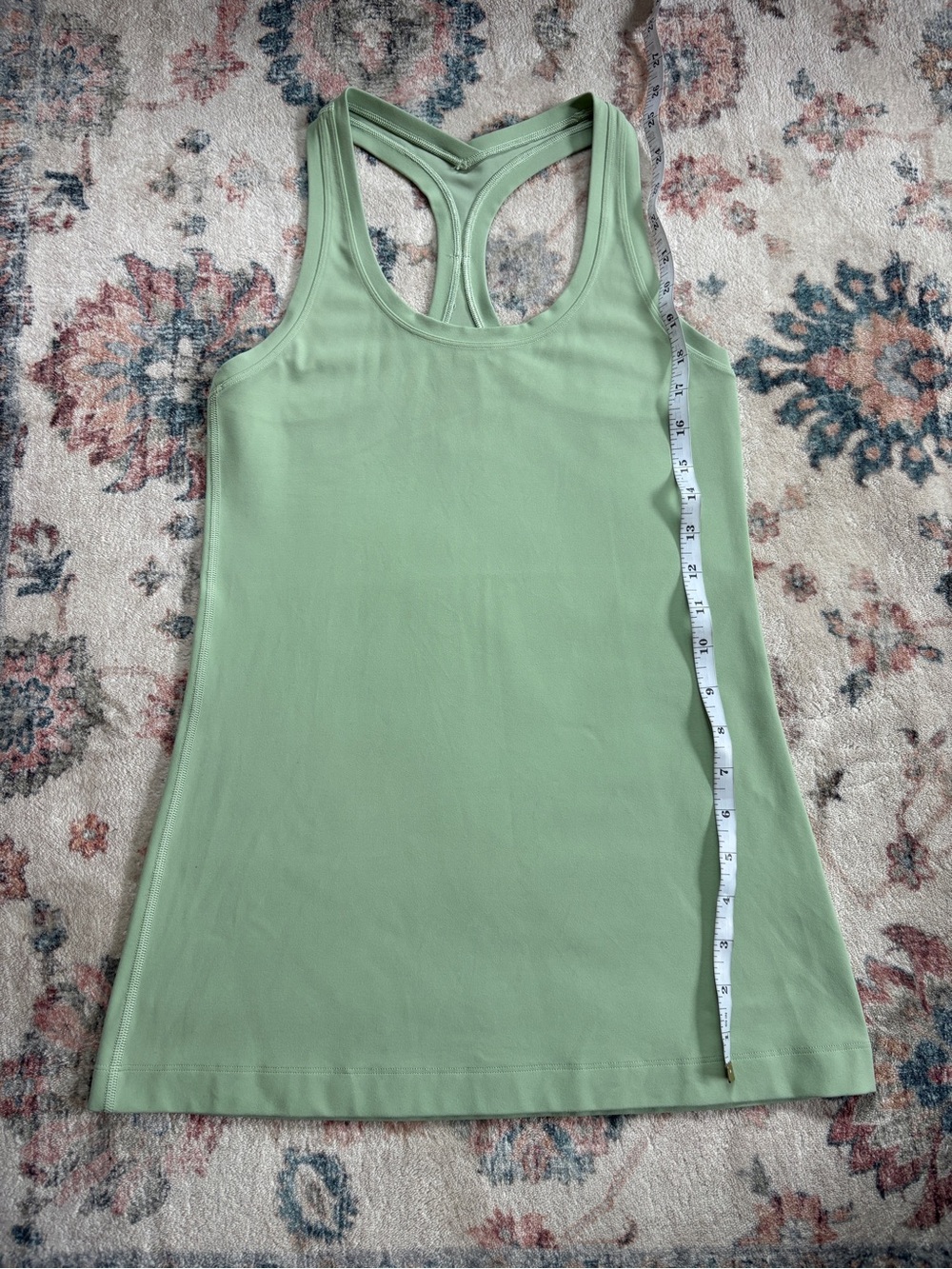 lululemon athletica Cool Racerback Tank Top Nulu- Creamy Mint